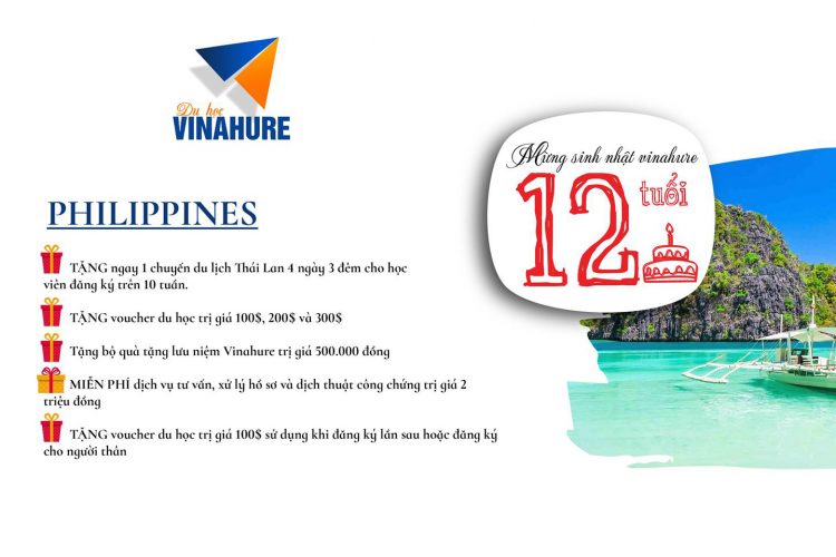 Chương trình siêu ưu đãi mừng sinh nhật VINAHURE tròn 12 tuổi