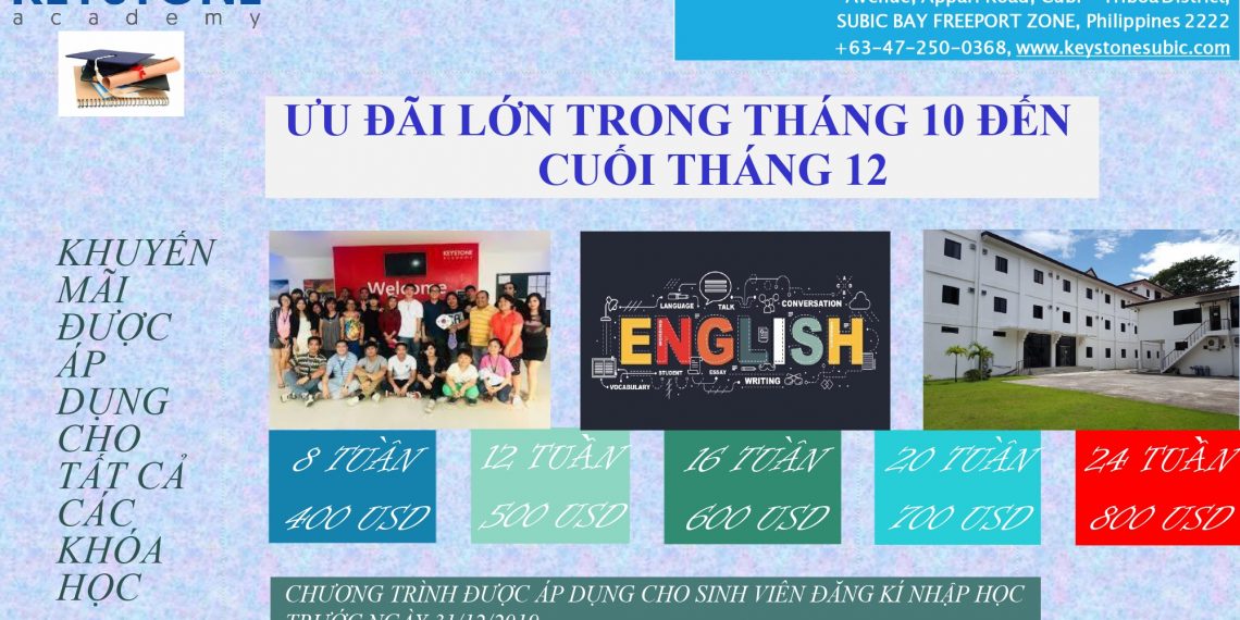 Ưu đãi siêu khủng về các chương trình du học Philippines năm 2019 – 2020