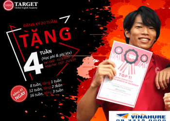 TRƯỜNG ANH NGỮ TARGET – ƯU ĐÃI VÀNG TRONG NĂM 2020