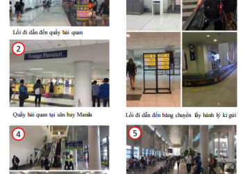 Thủ tục nhập cảnh và nối chuyến tại Manila đi ILOILO, Philippines