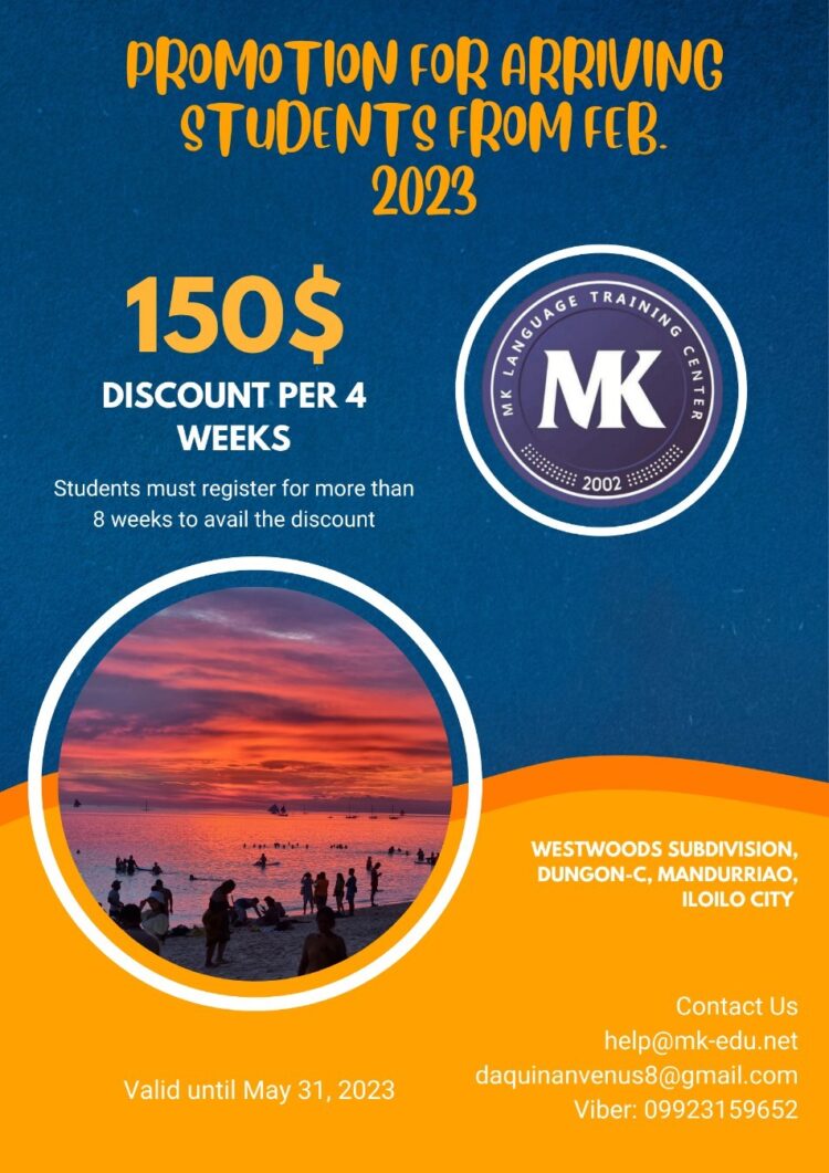 Học bổng mới nhất 2023 từ trường Anh ngữ MK